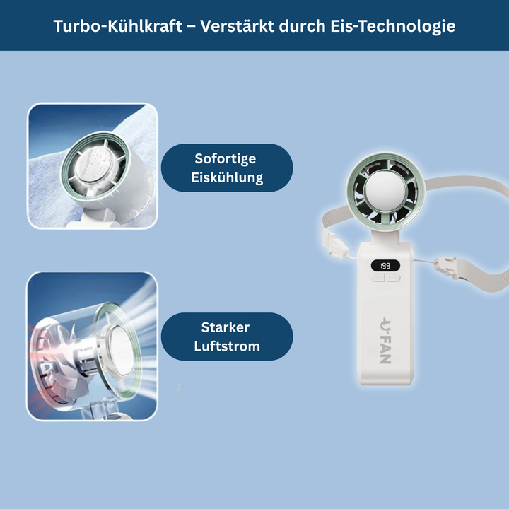 Compact USB mini fan for on-the-go cooling, a versatile travel accessory.