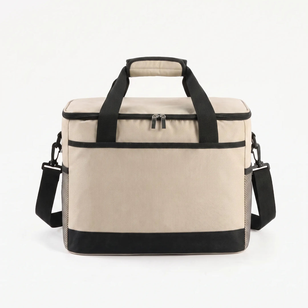 Insulated lunch bag for men & women, keeping office meals fresh. Ideal for work, school, and daily commutes.