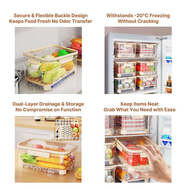 Compact leakproof food container, camping gear for efficient outdoor food organization.