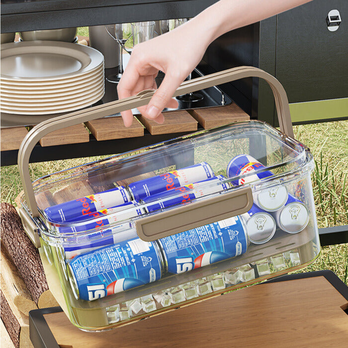 Unisex portable food storage container with secure leakproof seal, great for meal prep.