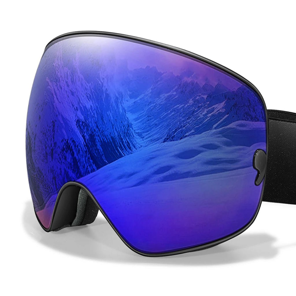 Premium quality unisex anti-fog ski goggles offering UV400 protection & night vision clarity.