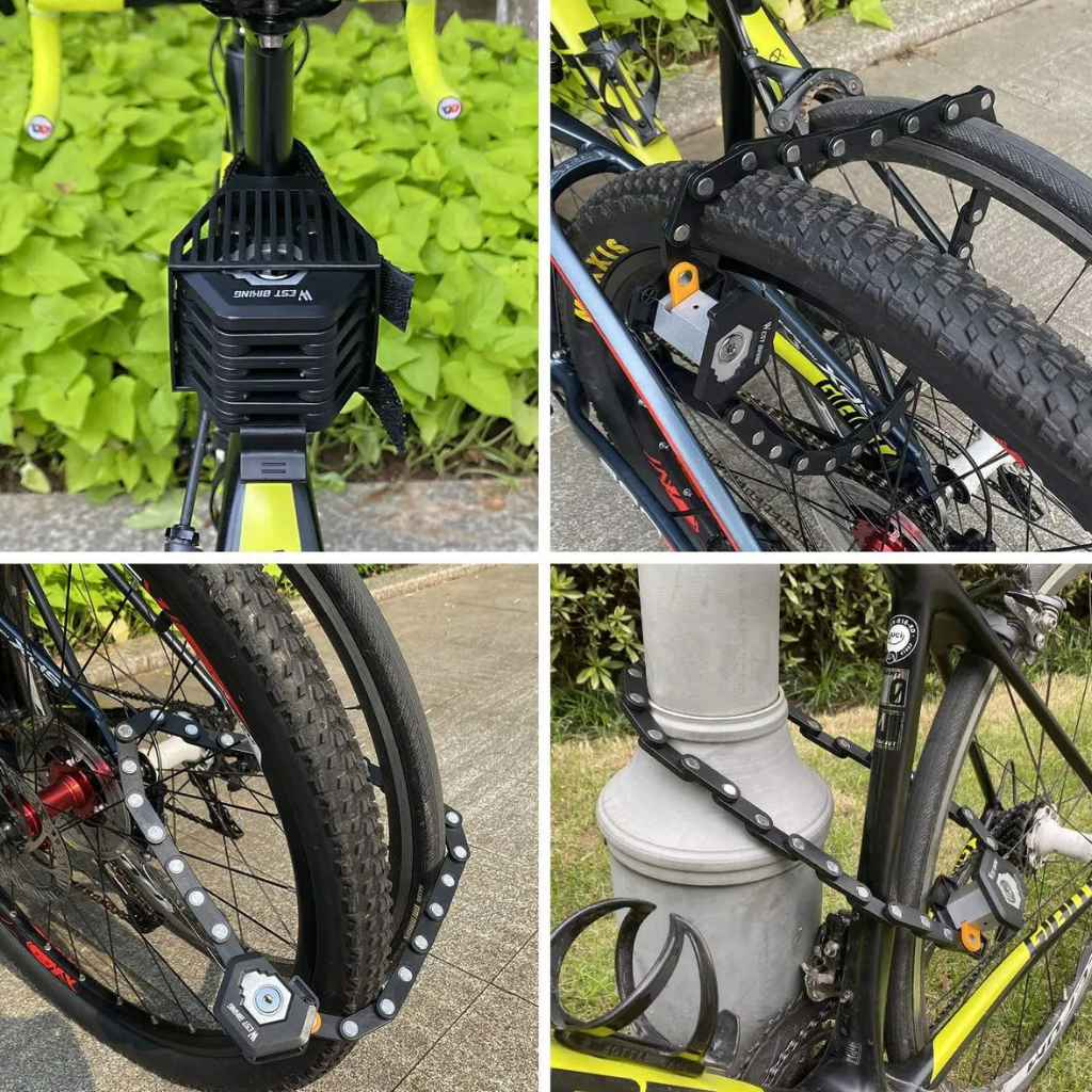 Unisex bicycle U-lock offering heavy-duty protection for bikes, preventing theft