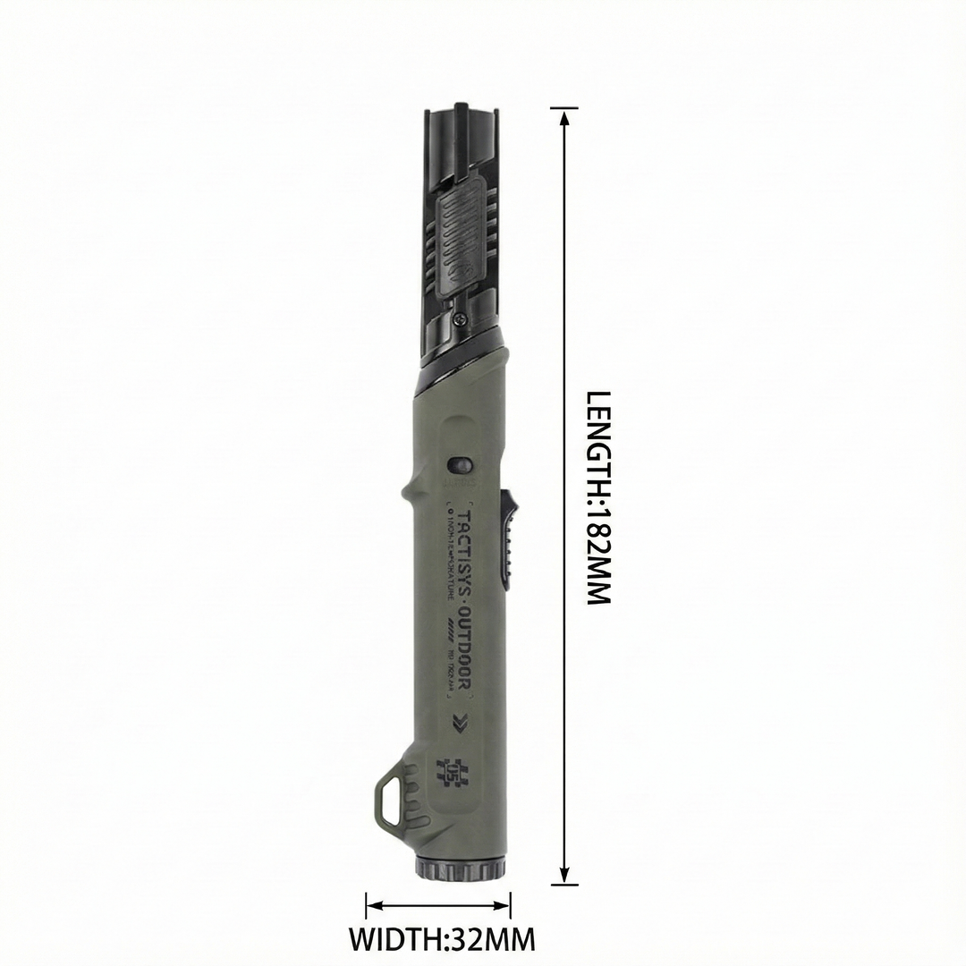 Camping essentials featuring a rechargeable lighter, ideal for starting campfires reliably.