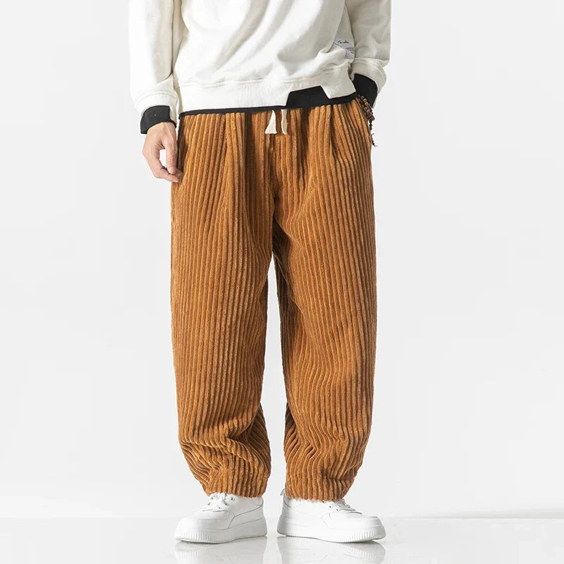 Unisex relaxed fit casual pants in a comfortable, modern style, perfect for everyday wear.