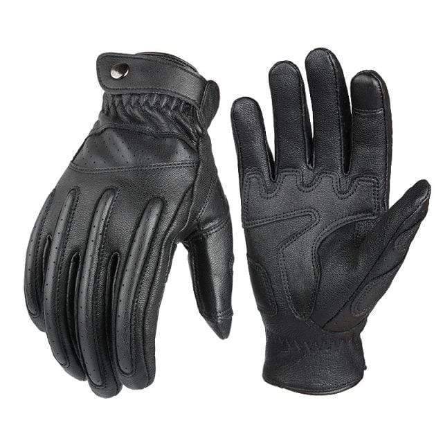 Durable retro goatskin cycling gloves, offering comfort and enhanced grip for long-distance bike touring.
