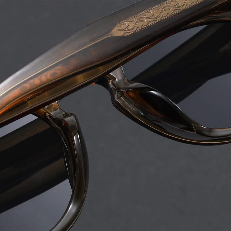 Fashionable unisex retro polarized sunglasses, essential eyewear for style, UV protection, and comfort.