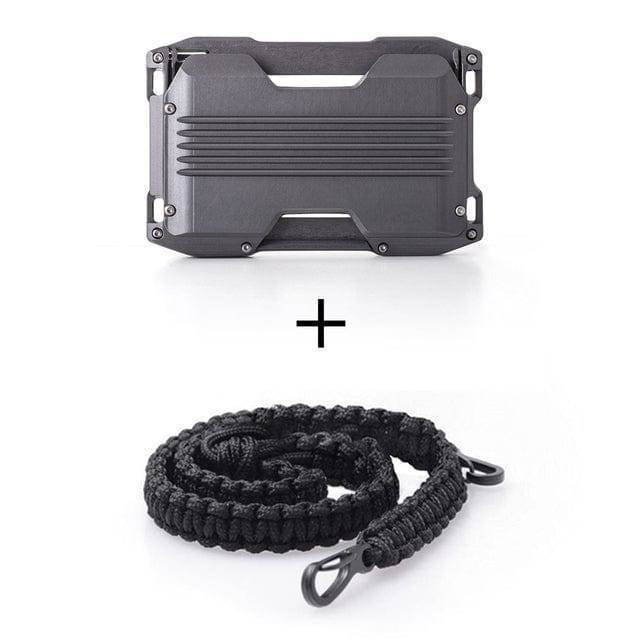 Essential RFID blocking card holder, sturdy metal, great for daily use and travel