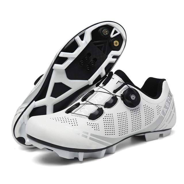 Detailed shot of black unisex road cycling shoes, SPD SL compatibility, and innovative lace lock