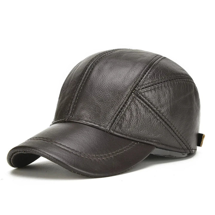 Durable genuine leather rodeo hat, a versatile unisex accessory for Western events or daily outdoor wear.