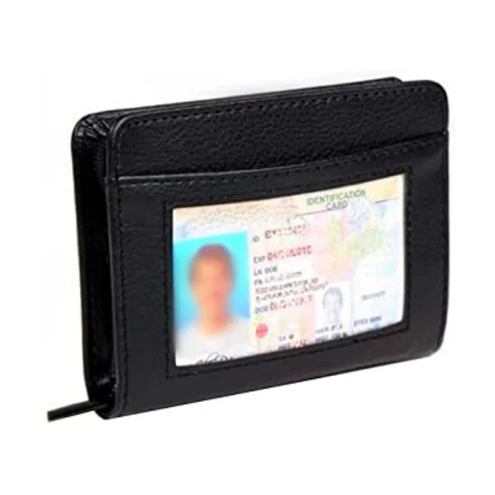 Secure unisex RFID blocking travel wallet. Protects credit cards & ID from electronic theft. Perfect for travel.
