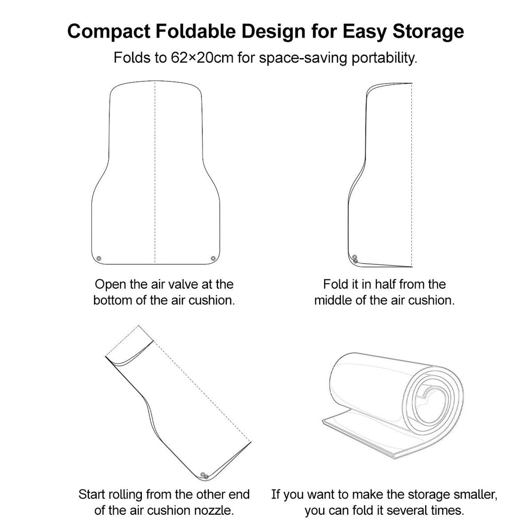 Durable self-inflating air mattress for SUV, providing elevated comfort for camping trips