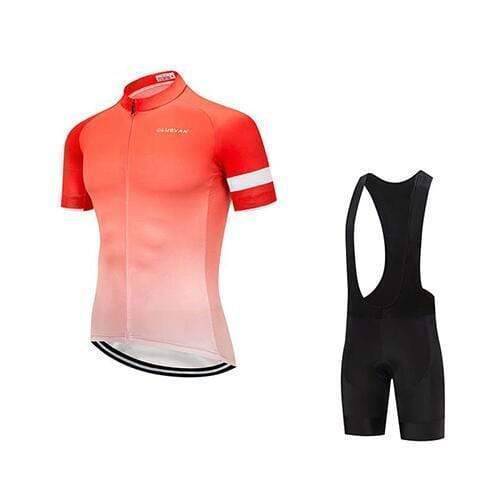 MTB cycling activewear set: skull jersey and padded shorts for ultimate comfort