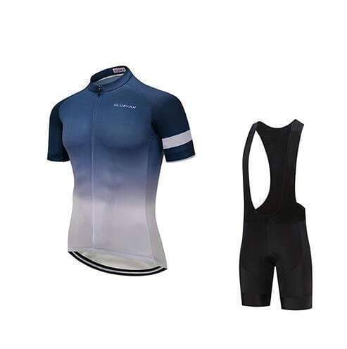 Men's & women's Skull cycling jersey and padded shorts set, perfect for active wear