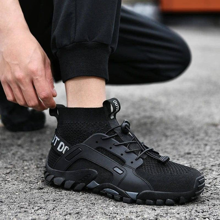 Trekking slip-on footwear, unisex, breathable construction for ultimate comfort and durability