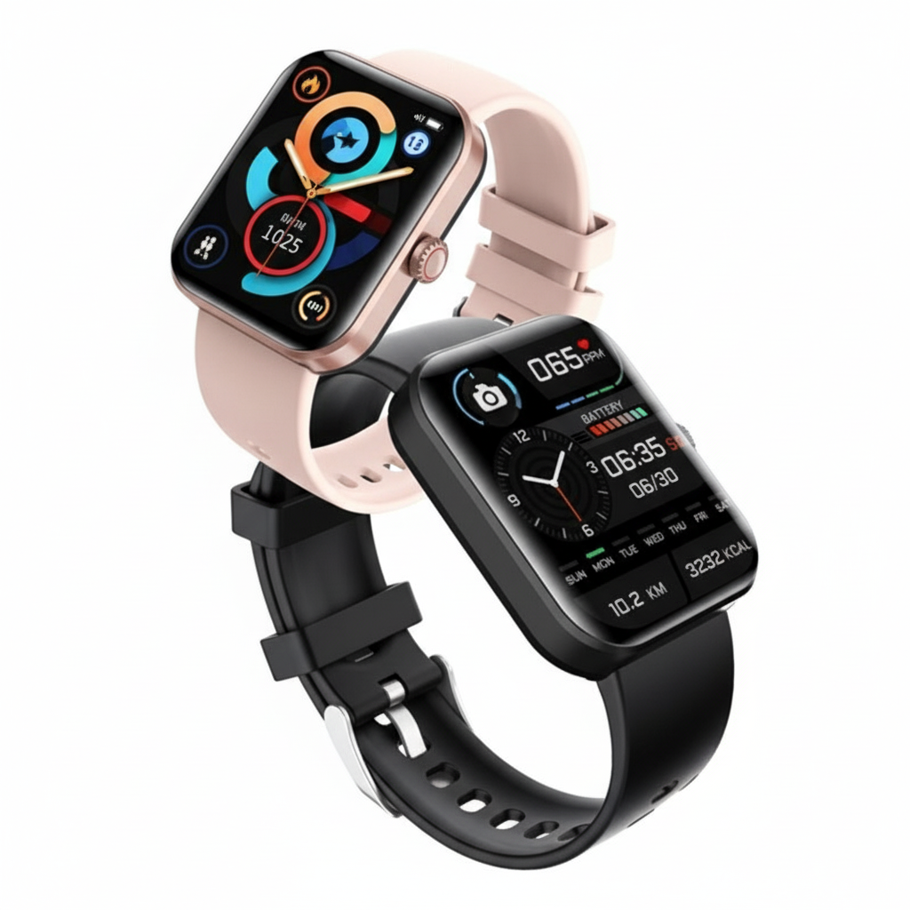 Advanced unisex smart watch, non-invasive glucose monitor & comprehensive health tracker.