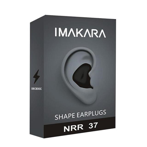 Soft silicone earplugs ensuring comfortable sleep and effective noise reduction. Essential for peaceful nights.
