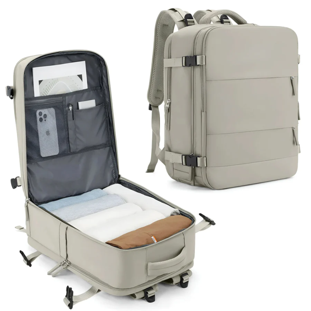 Modern unisex travel luggage, a spacious carry-on suitcase for efficient & stylish travel.