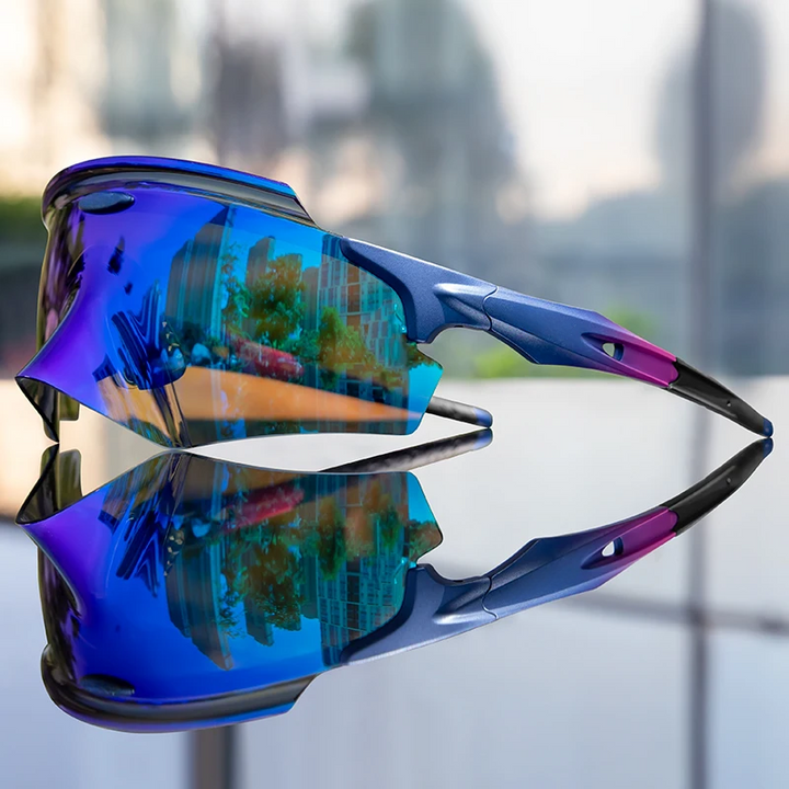 Unisex sport polarized sunglasses for cycling, running & outdoor activities. Lightweight, durable, UV protection, glare reduction.