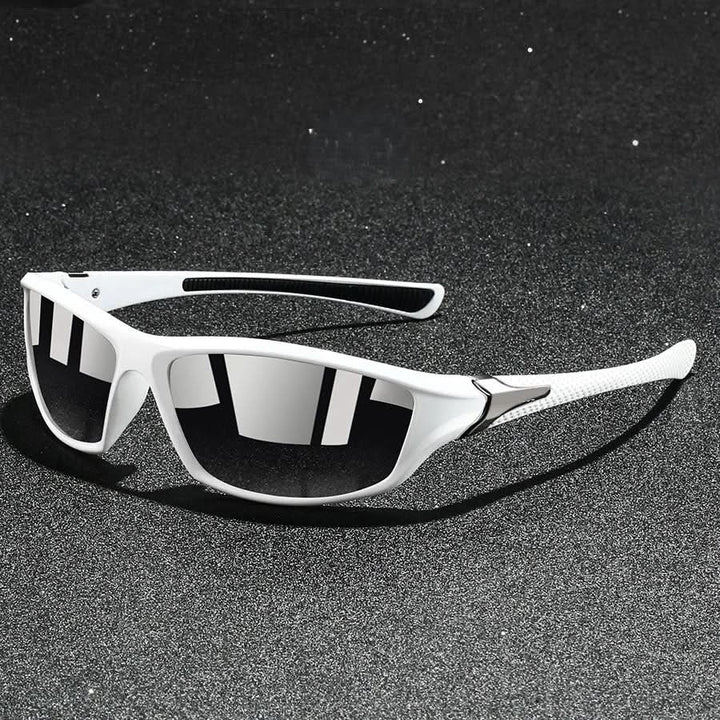 Stylish unisex sports sunglasses, UV400 protection, lightweight for all outdoor adventures.