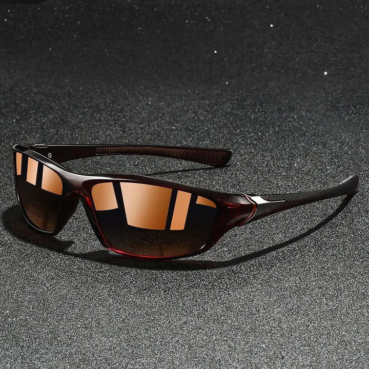 Lightweight UV400 sports sunglasses, anti-glare, unisex design for optimal outdoor performance.