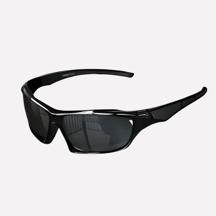 New4 unisex sports wrap sunglasses, polarized UV400 lenses ensure eye protection and glare reduction for sports.