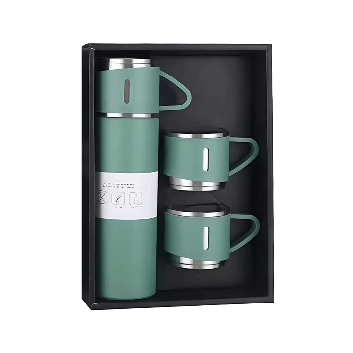 Unisex stainless steel vacuum insulated thermos bottle, 500ml, for hot or cold drinks, eco-friendly drinkware
