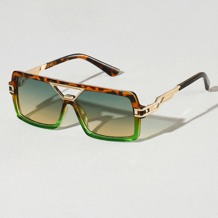Person enjoying outdoors, wearing stylish unisex UV400 sunglasses for eye protection.