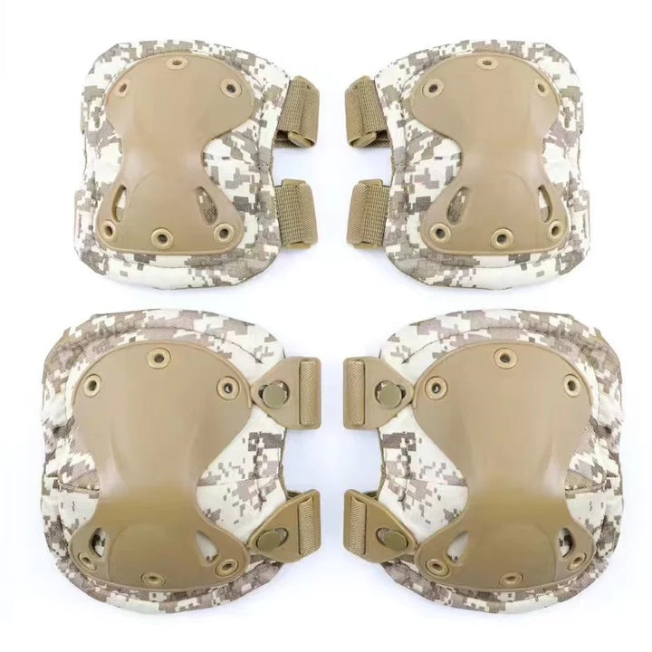 Impact-resistant knee pads for tactical use, vital protective gear for hunting and military ops