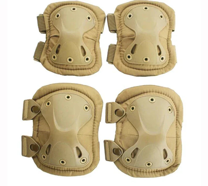 Rugged elbow pads, part of tactical gear for comprehensive outdoor sports and military training
