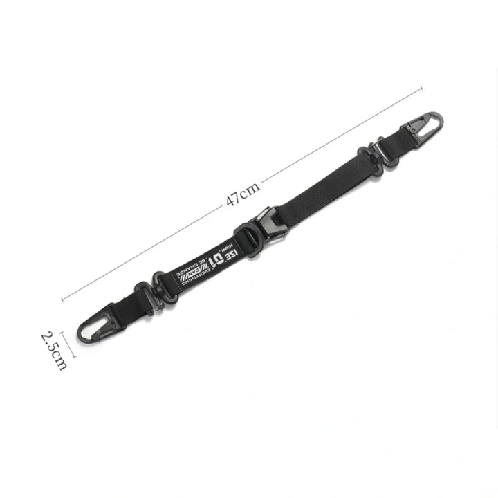 Unisex tactical gear utility clip, high strength nylon for dependable outdoor equipment attachment