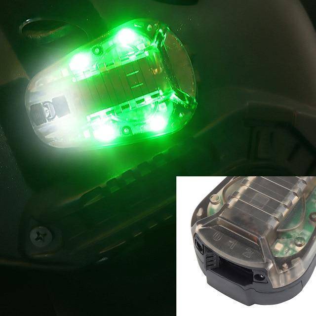 Infrared tactical light, a versatile helmet accessory for improved visibility and outdoor safety.