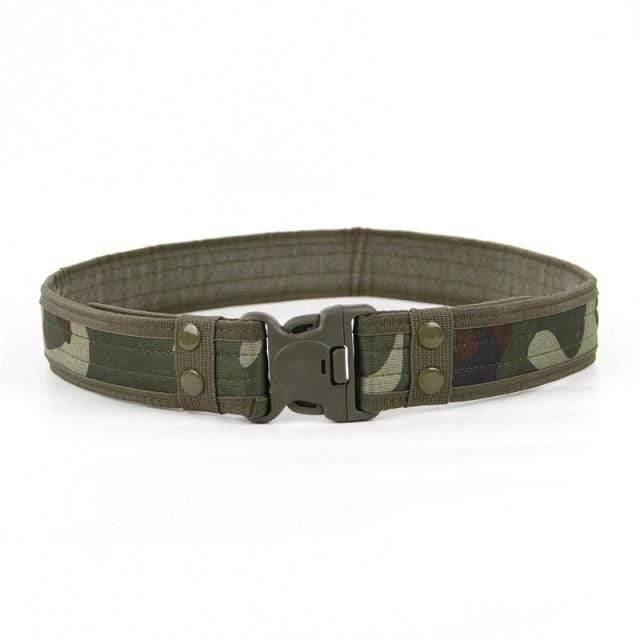 Tactical military nylon belt in grey, a reliable accessory for police & service personnel