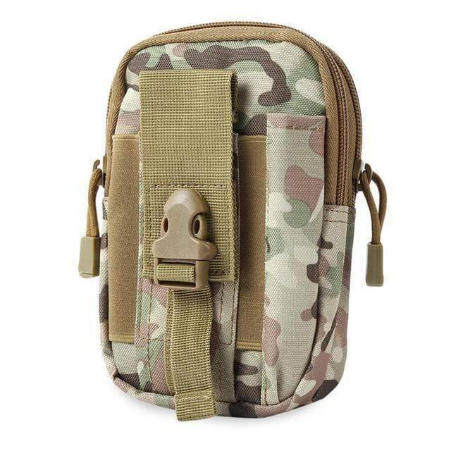 Tactical MOLLE belt pouch designed for easy attachment to other outdoor bags