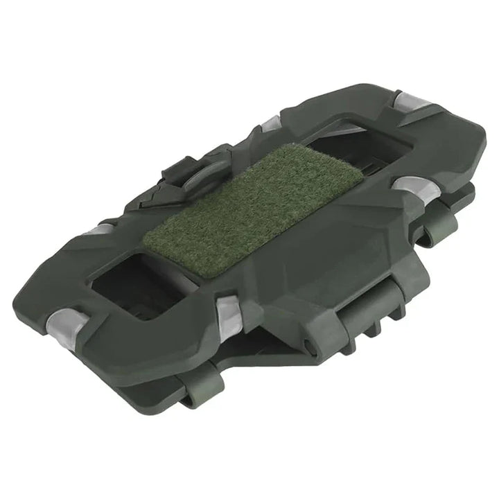 Unisex Tactical MOLLE Folding Phone Holder Chest Mount for outdoor gear