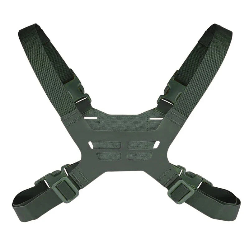 Modular MOLLE phone holder chest mount for military and outdoor use