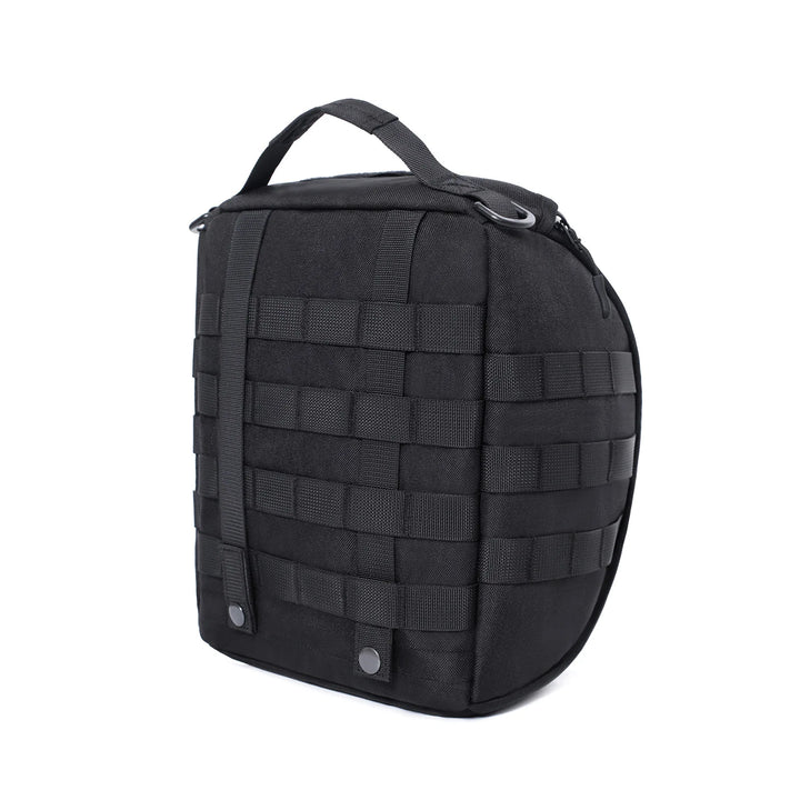 Tactical gear storage solution: a waterproof helmet bag with convenient MOLLE system for adaptability