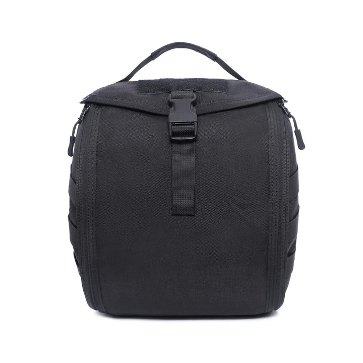 Unisex tactical bag, MOLLE compatible helmet carrier, excellent for military personnel and outdoor enthusiasts