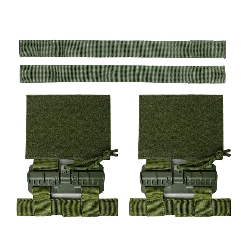 Tactical quick release buckle and strap set, durable for military vests
