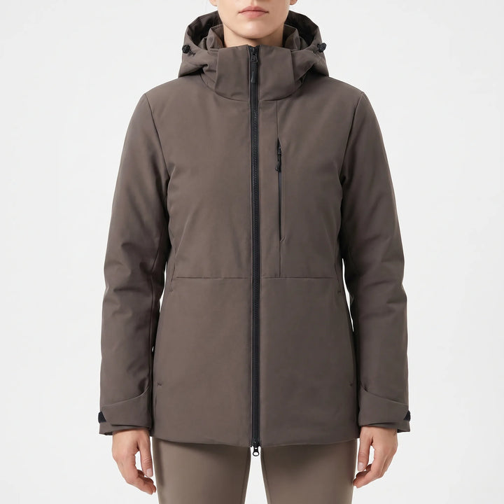 Versatile unisex thermal windbreaker jacket, providing warmth & wind protection for all outdoor activities & cold weather.