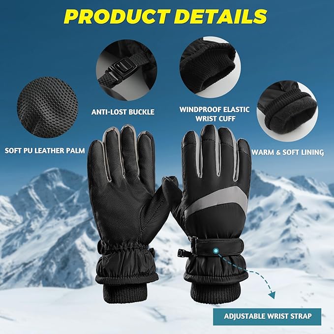 High-performance men's & women's winter gloves, thermal & touchscreen for ultimate comfort.