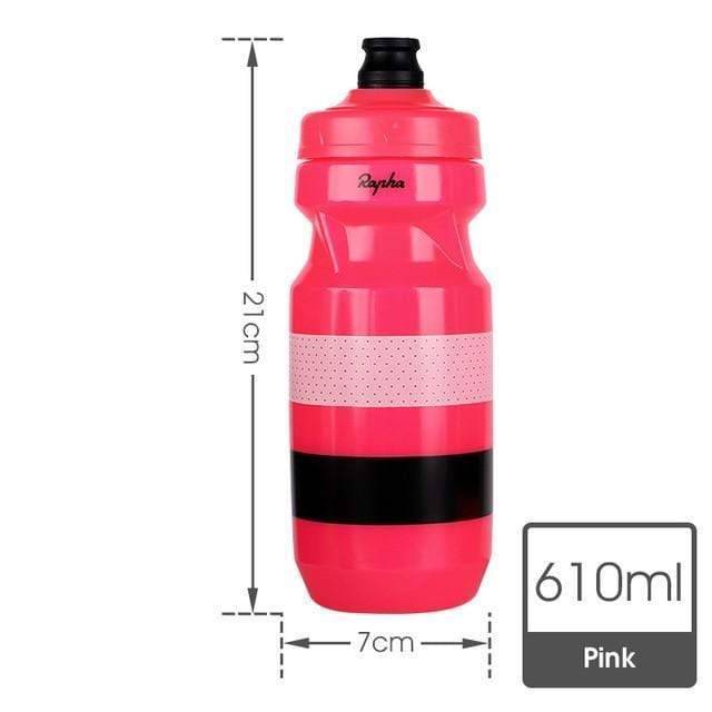 Silicone cycling bottle, 610ml, featuring a leak-proof valve for reliable outdoor gear