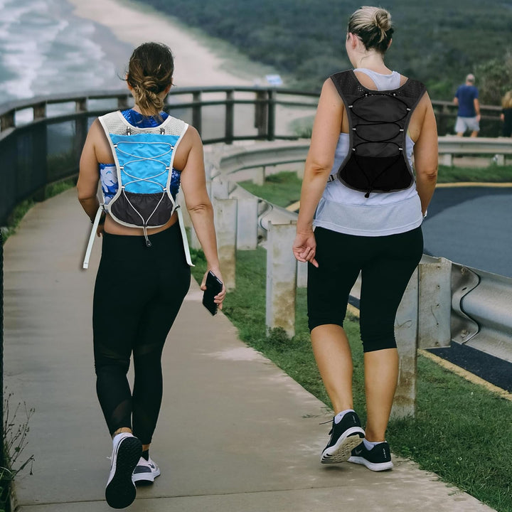 Dravien activewear vest, 2-liter hydration, adjustable for trail running & cycling.
