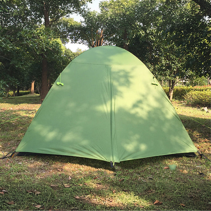Interior view of unisex 3-person waterproof tent, spacious camping shelter