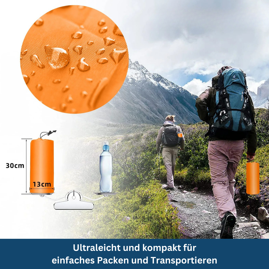 Ultralight inflatable sleeping pad, perfect compact air mattress for travel outdoor