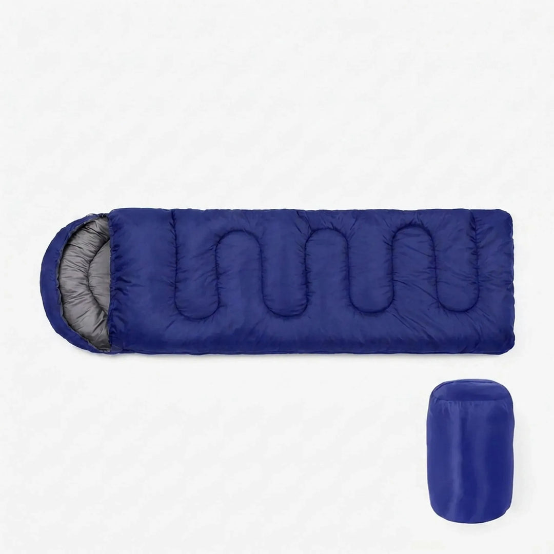 Unisex ultralight envelope sleeping bag, perfect camping gear for hiking & backpacking. Portable outdoor adventure.