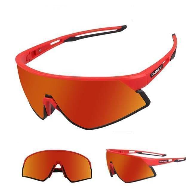 Unisex sports glasses with UV protection, ideal for road cycling, mountain biking, and other outdoor sports