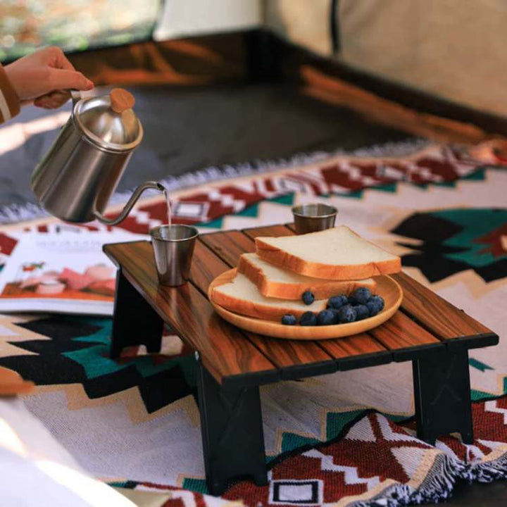 Lightweight portable picnic table, versatile for camping accessories and outdoor activities