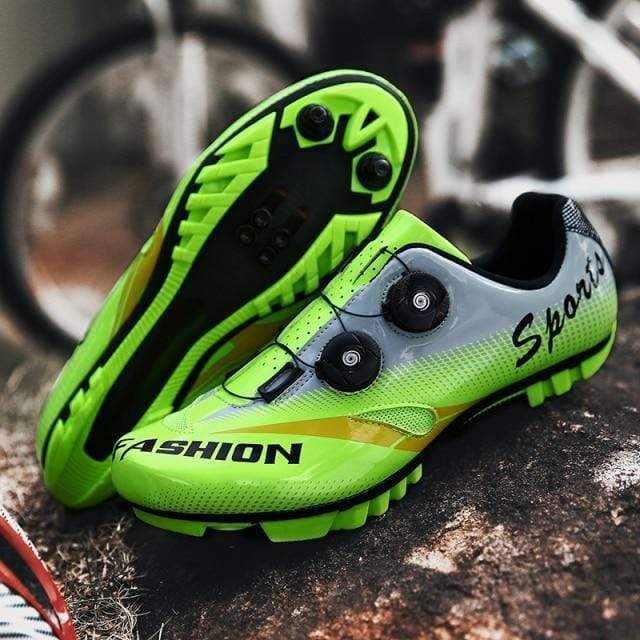 Durable professional cycling shoes for competitive use, front view