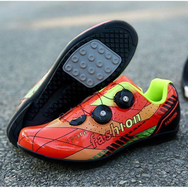 Ultralight road cycling shoes, white with excellent ventilation