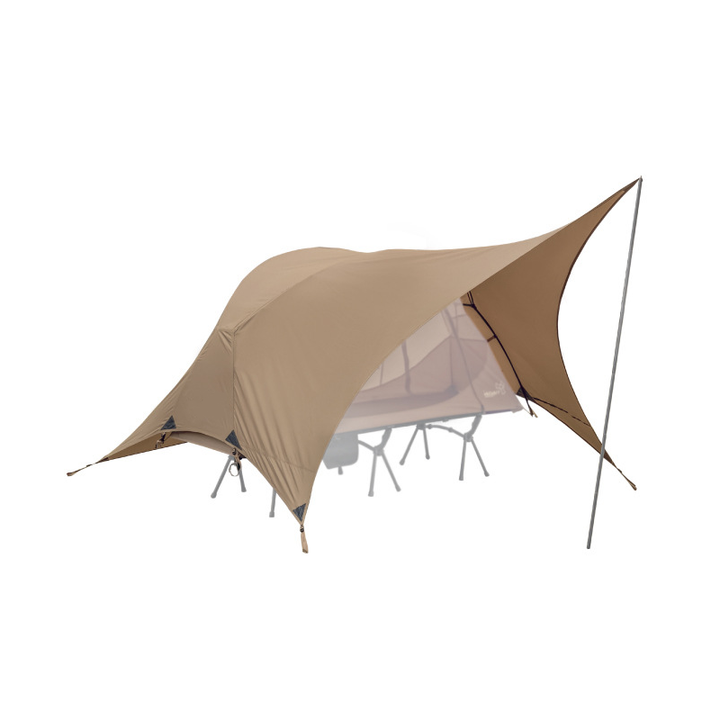 Unisex ultralight solo bivy tent with rainfly, cot compatible, for camping